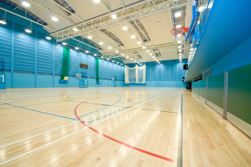 Sports hall at Aberdeen Sports Village