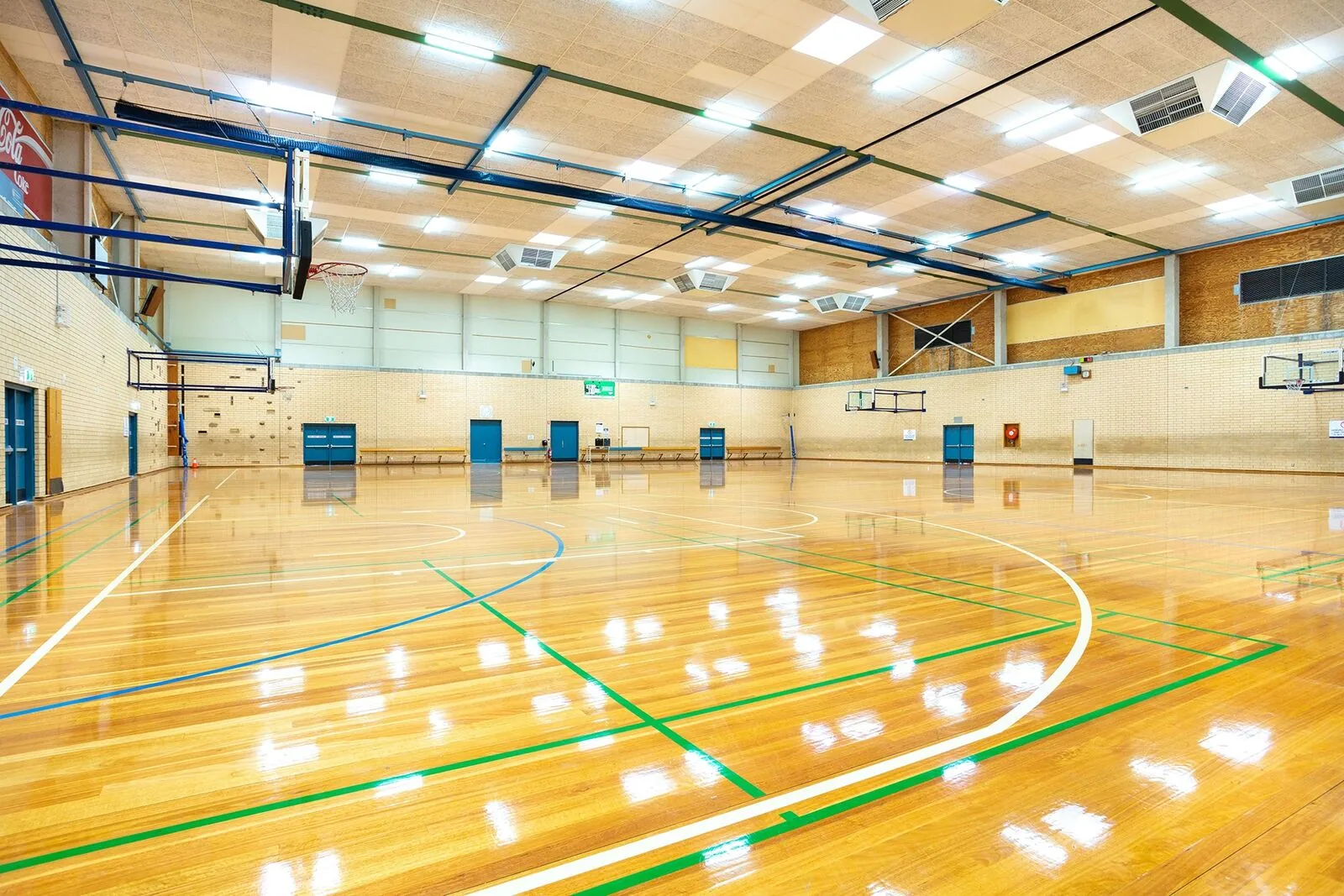 Indoor courts at Ingle Farm Recreation Centre