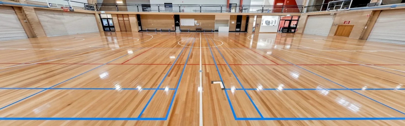 Indoor courts at Mawson Lakes Sports Centre