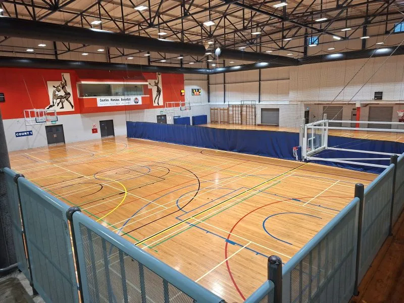 Stadium courts at Allan Brewster Leisure Centre