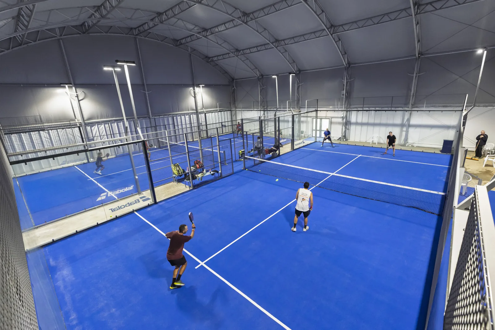 Indoor padel courts at Glendowie Padel Indoors