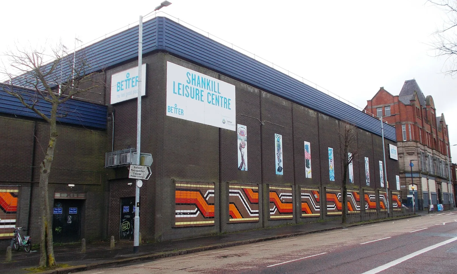Building photo: Shankill Leisure Centre on the Shankill Road