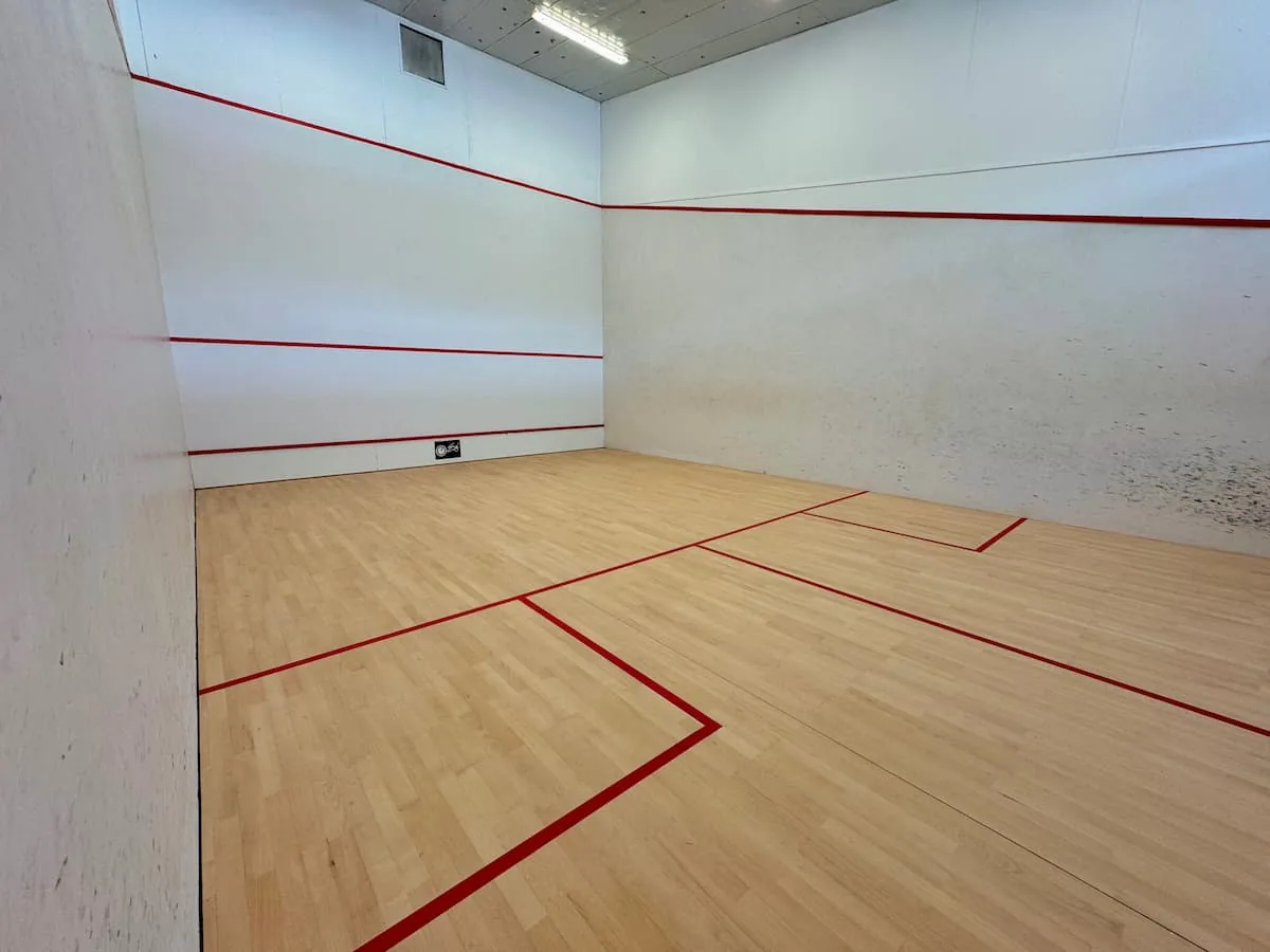 Squash court at The Weald Racquets Club