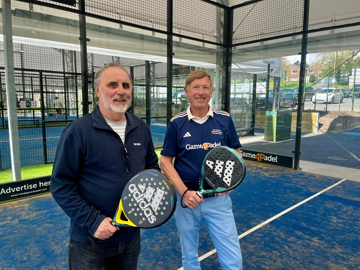 Covered padel court at Withdean Sports Complex on its opening
