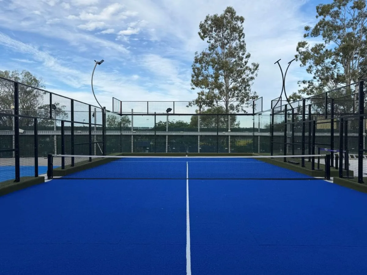 Padel court at Gizmo Courts, Underwood