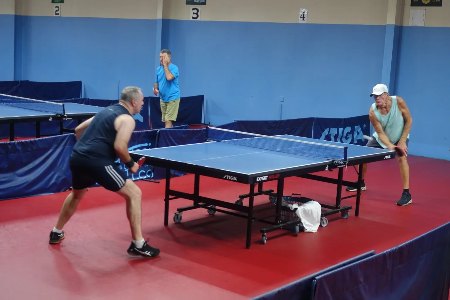 Social play at Wynnum Table Tennis Association, Manly