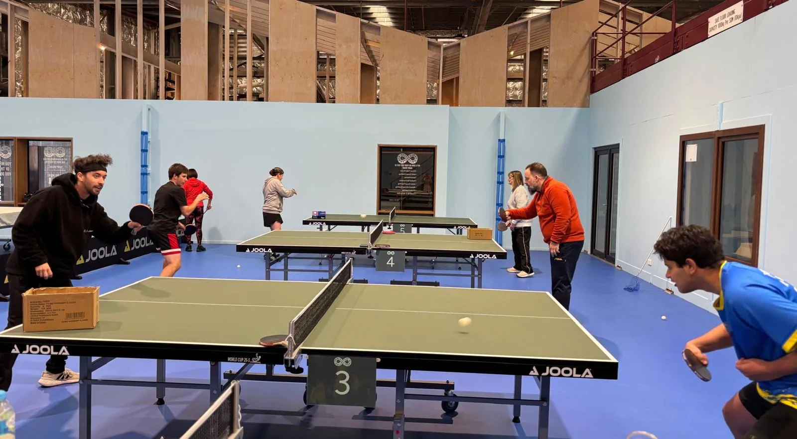 Players at Table Tennis Collective
