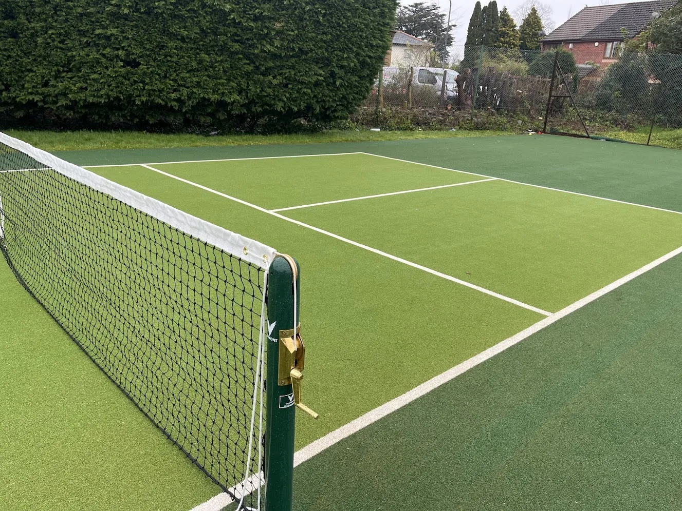 Outdoor pickleball court at Whitchurch Tennis Club