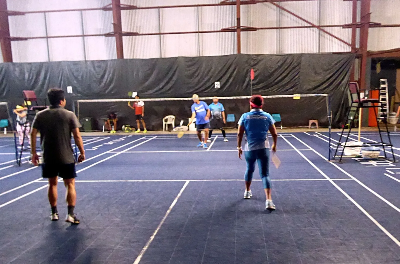 Badminton courts at the NT Badminton Centre, Winnellie