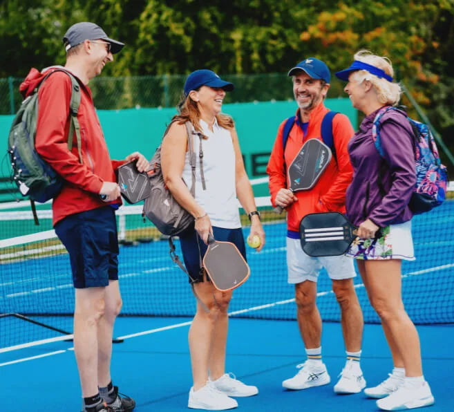 Pickleball players at Duffield Rackets & Fitness