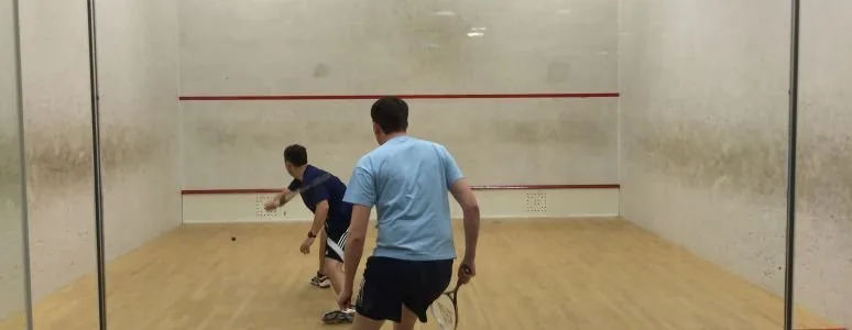 Squash and racketball court at Springwood Leisure Centre