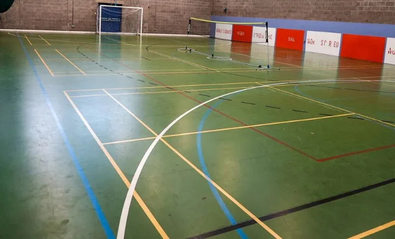 Indoor sports hall at dlr Leisure Loughlinstown