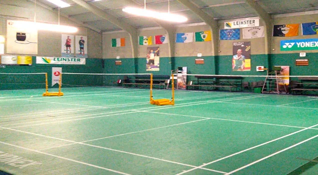 Badminton courts at Terenure Badminton Centre