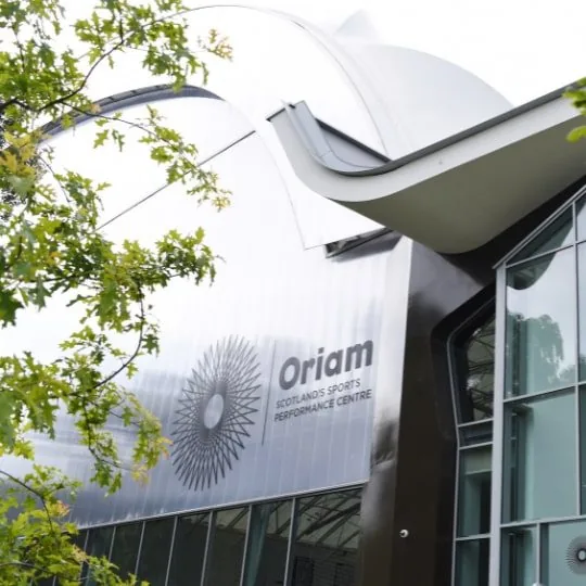Building photo: the Oriam entrance