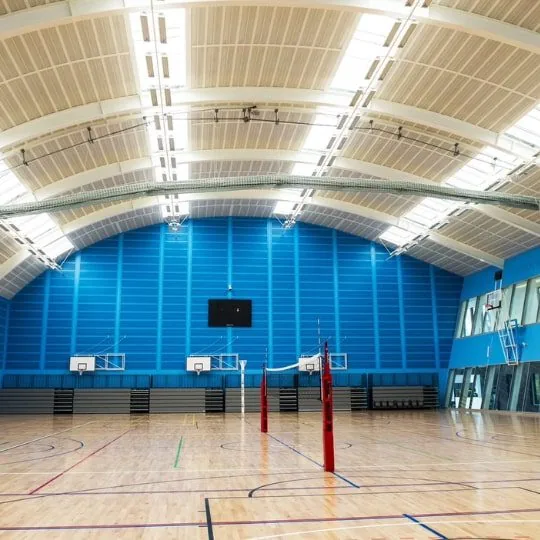 Sports hall at Oriam