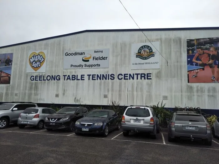 Church Street frontage of the Geelong Table Tennis Centre