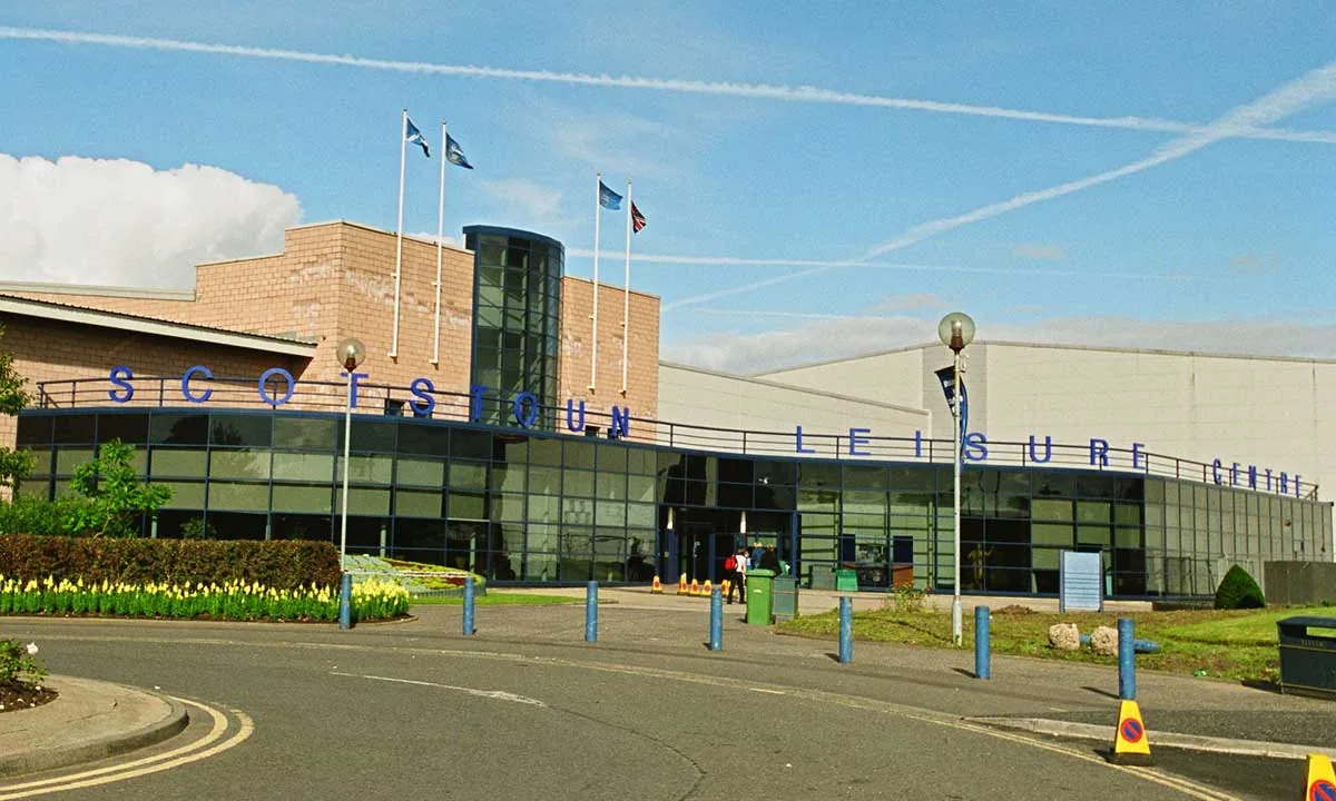 Exterior of Scotstoun Leisure Centre