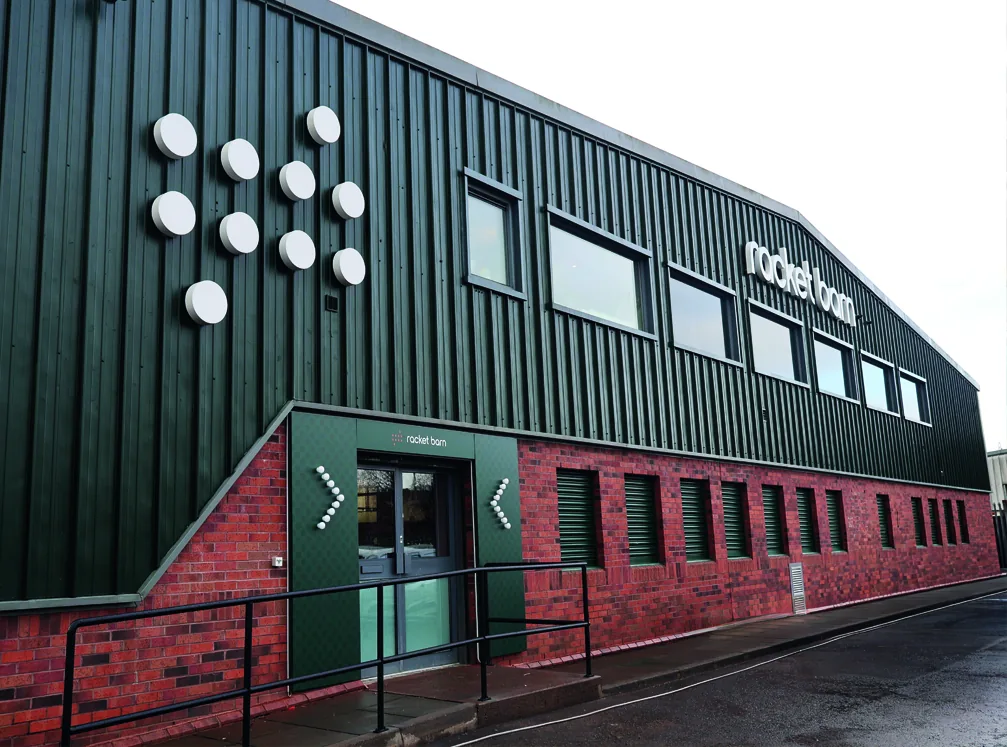 Racket Barn building on Robert Street, Govan