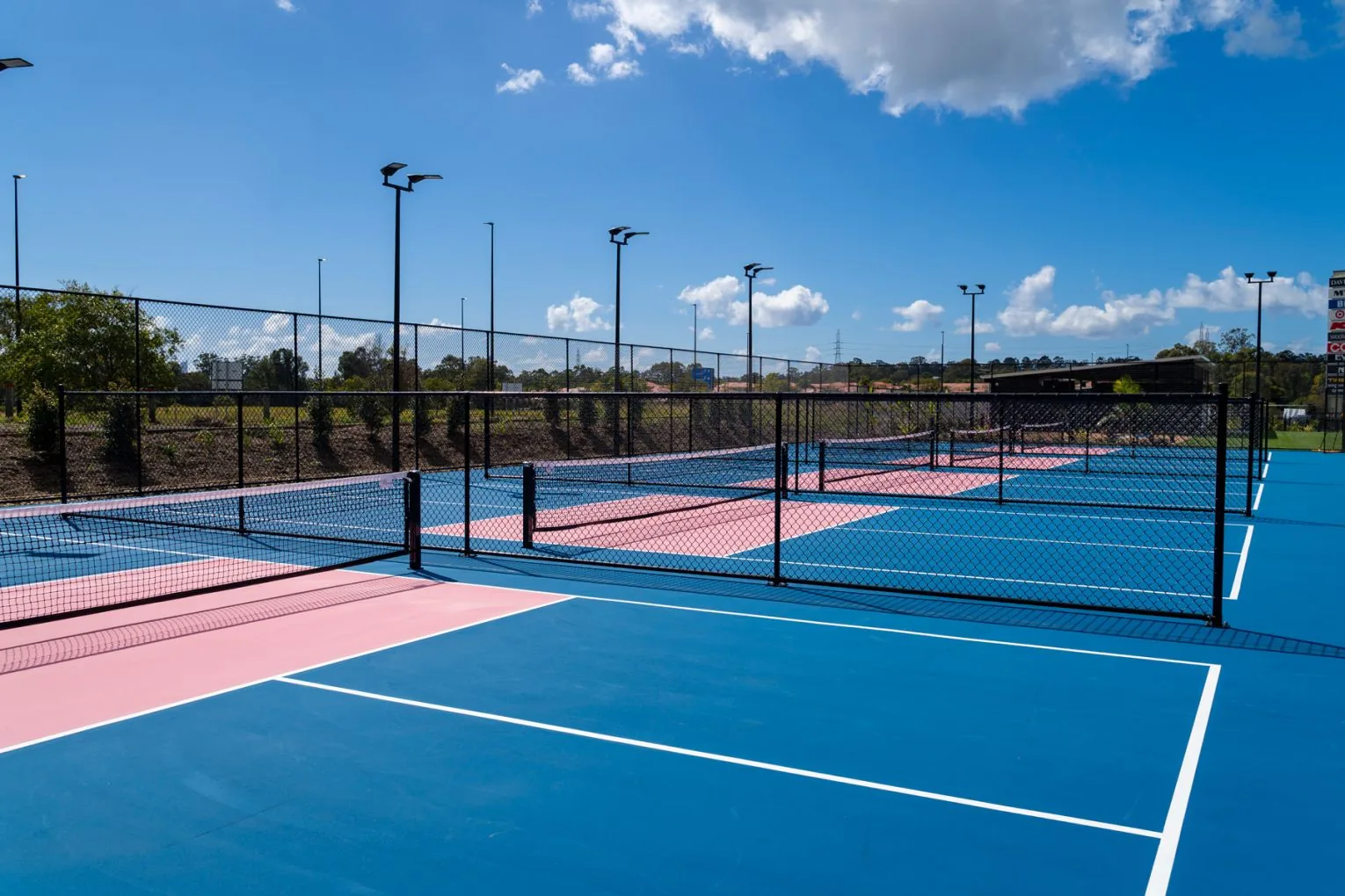 Pickleball courts at Racquet Club, Robina