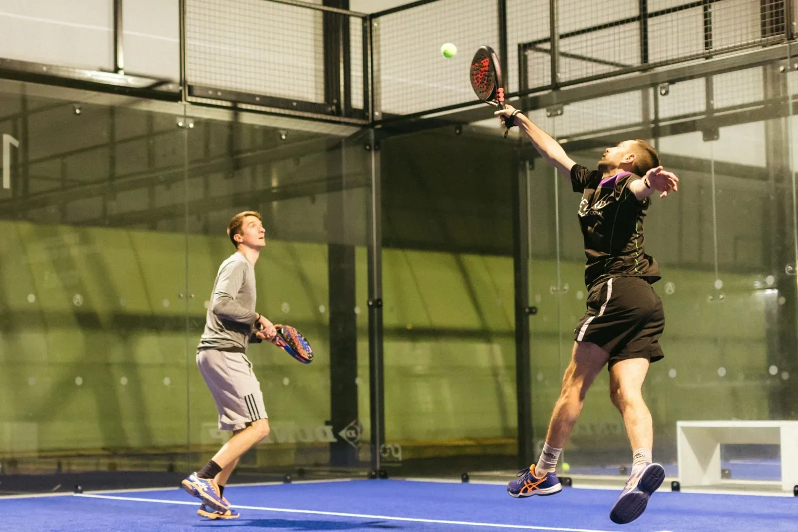 Padel players at Chapel Allerton Lawn Tennis, Squash & Gym Club