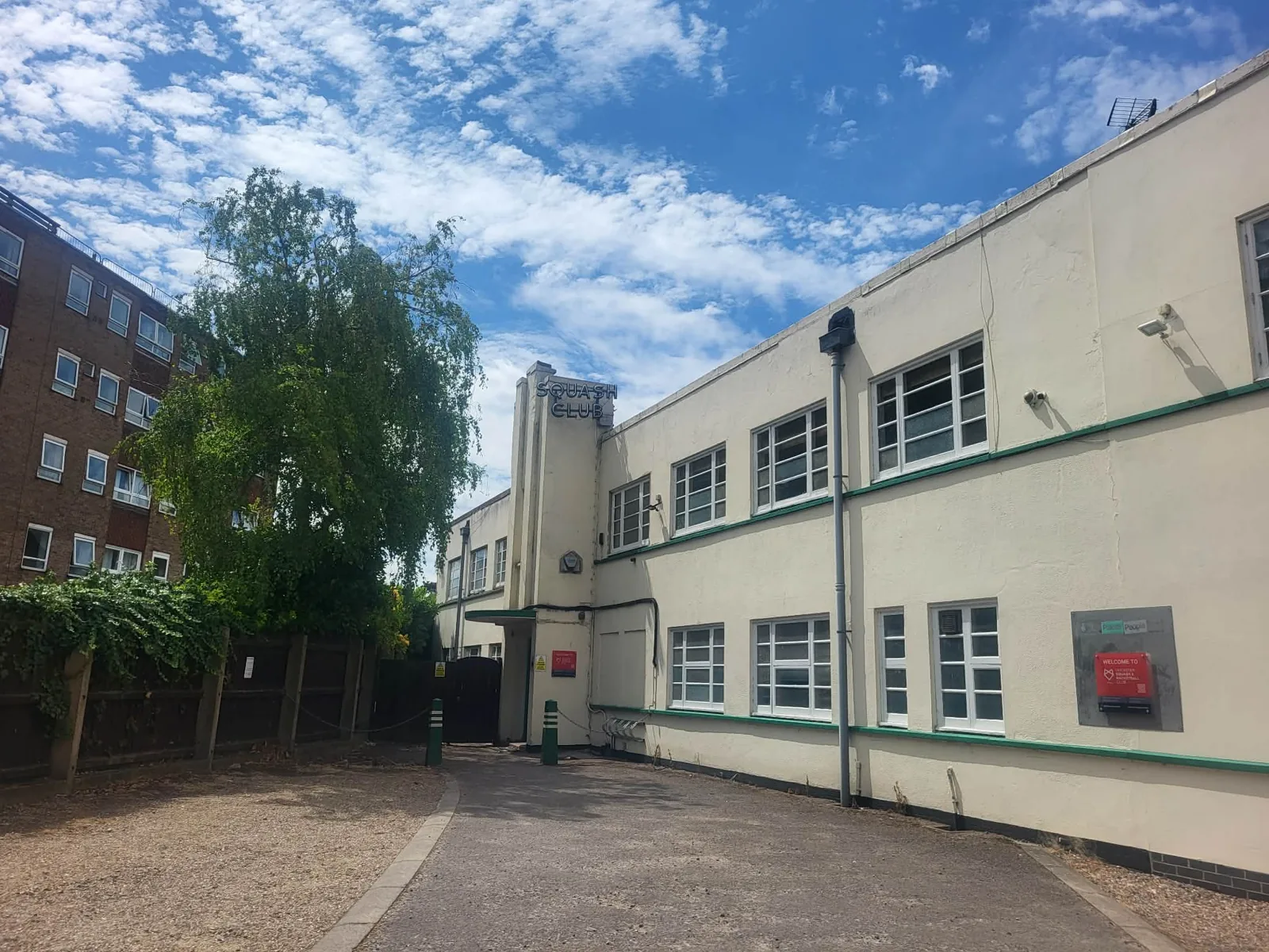 Clubhouse of Leicester Squash & Racketball Club on London Road