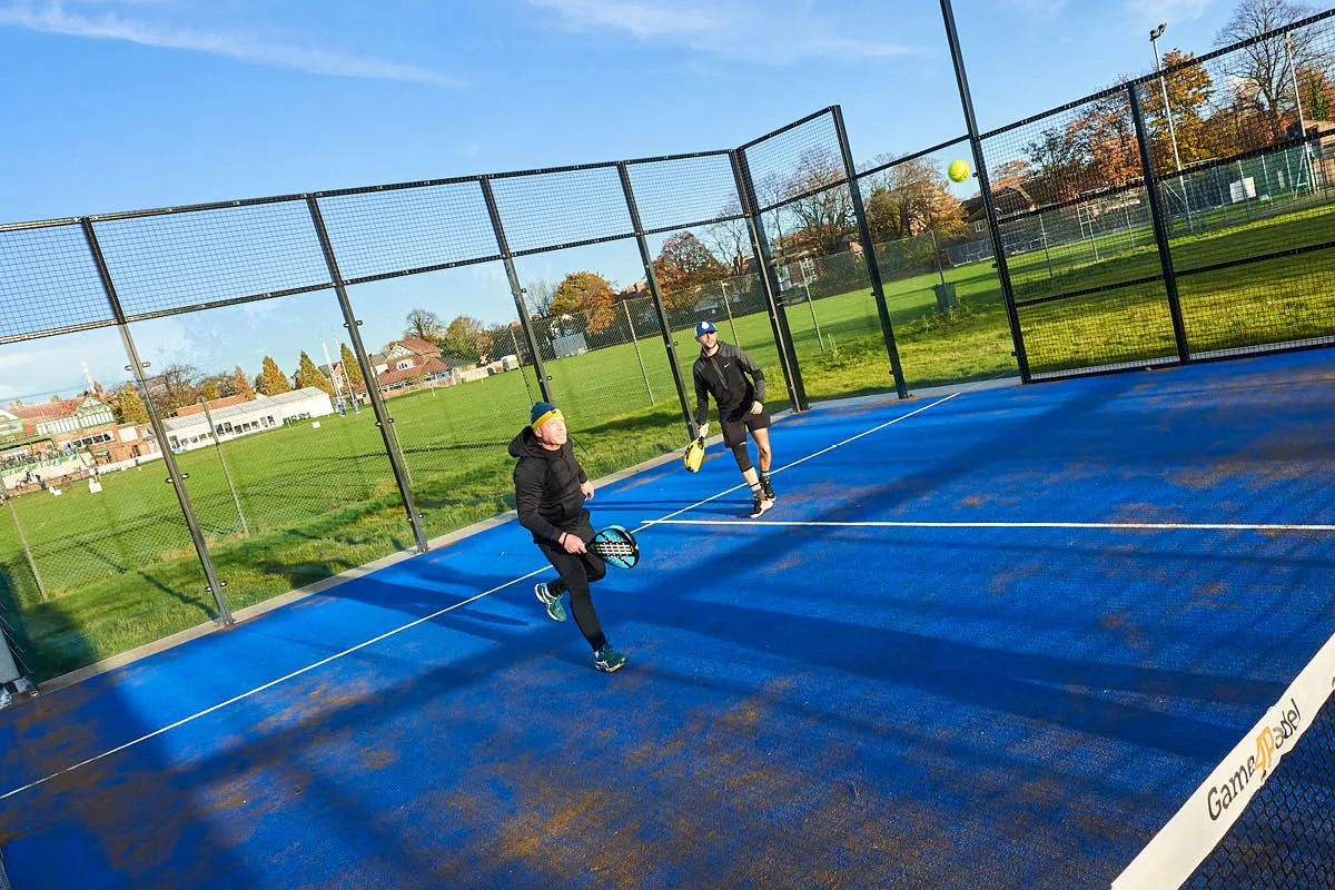 Outdoor padel court at Liverpool Cricket and Sports Club