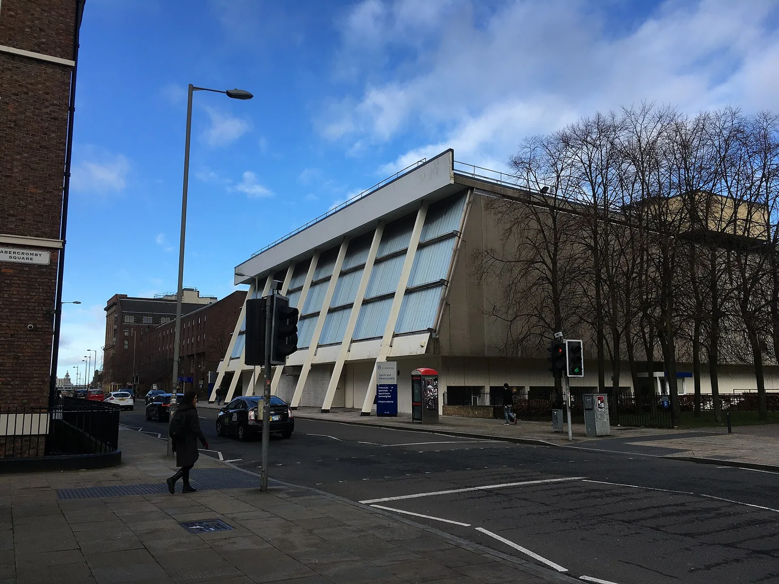 Building photo: the University of Liverpool Sports and Fitness Centre