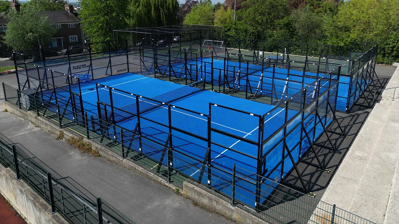 Padel courts at Playtime Padel Tooting, Furzedown Recreation Centre