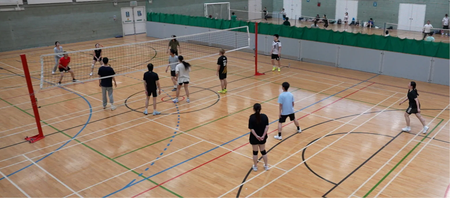 Sports hall at Sugden Sports Centre