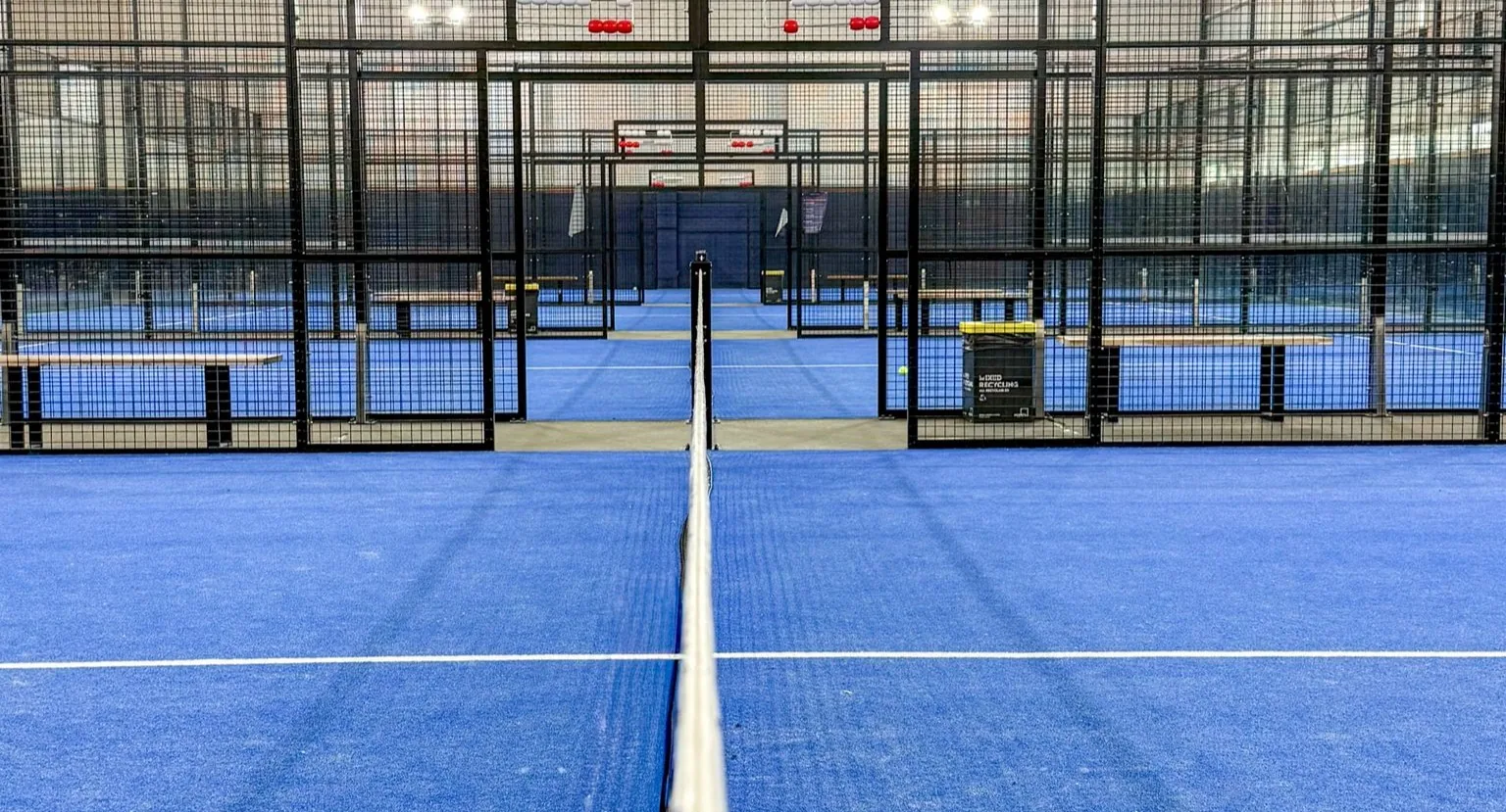 Indoor padel courts at Nordic Padel in Tullamarine