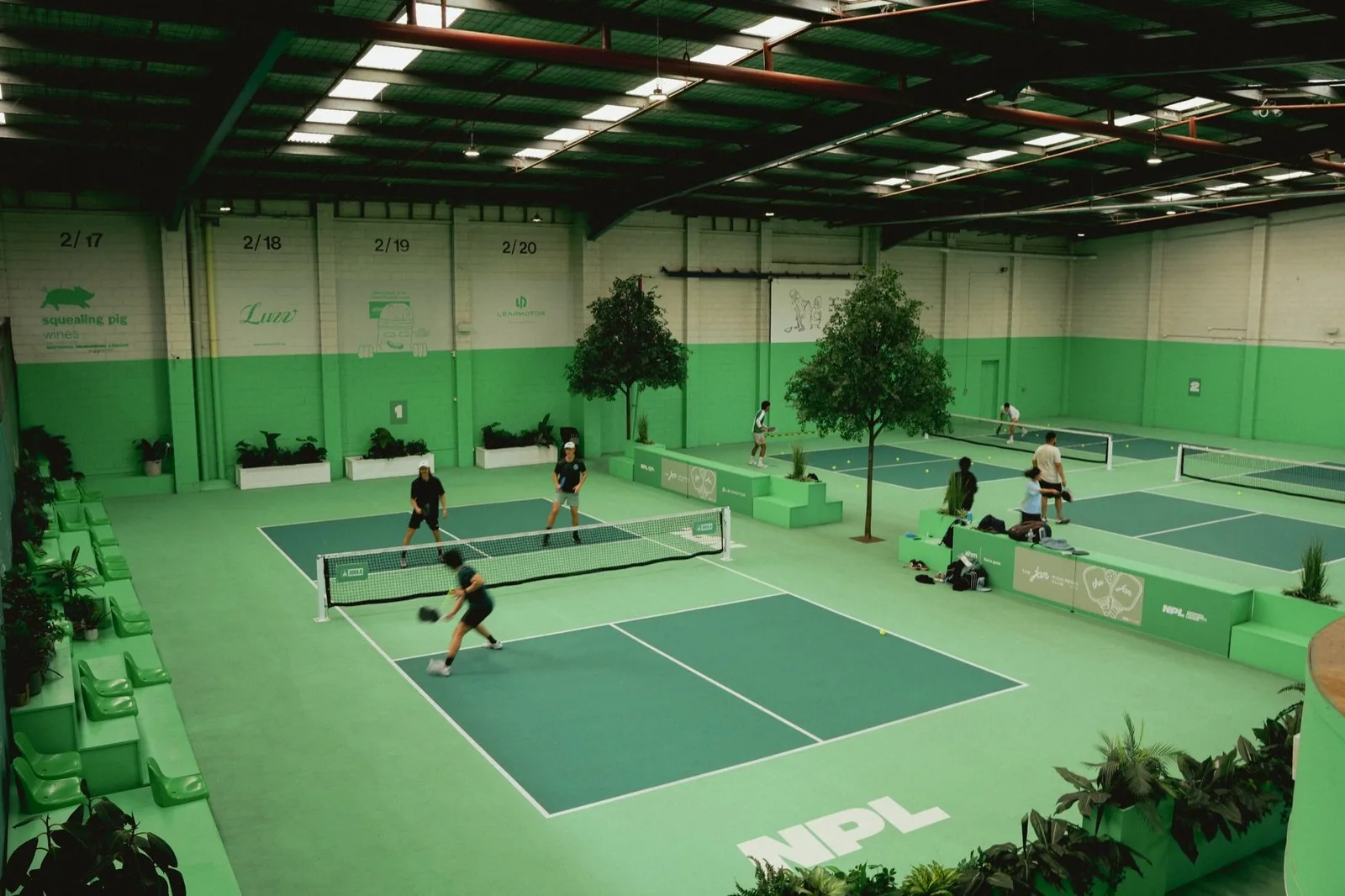 Pickleball courts at The Jar South Melbourne