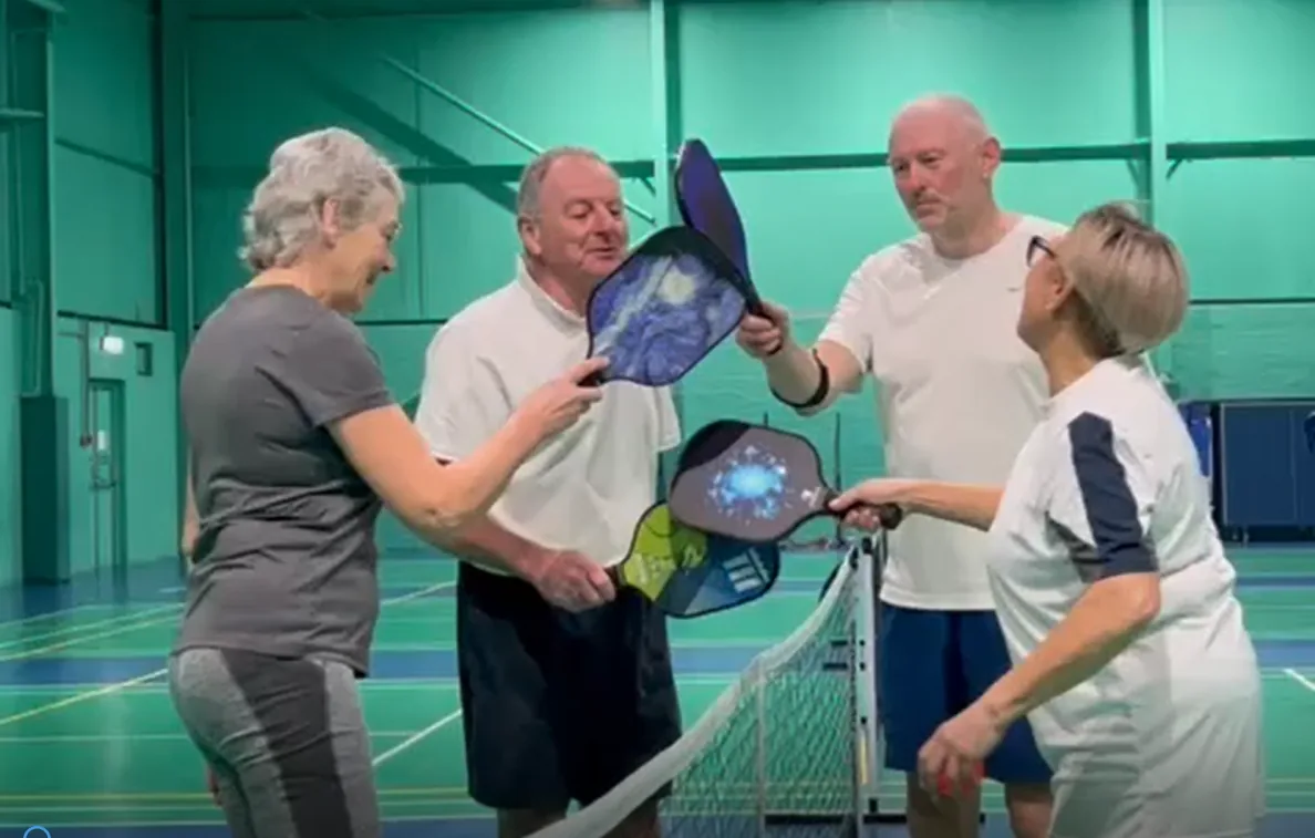 Pickleball players at The Northumberland Club