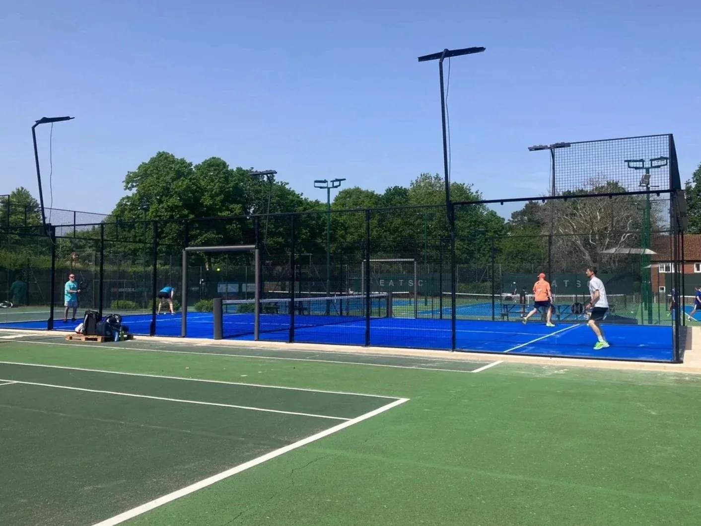 Padel courts at East Anglia Tennis & Squash Club