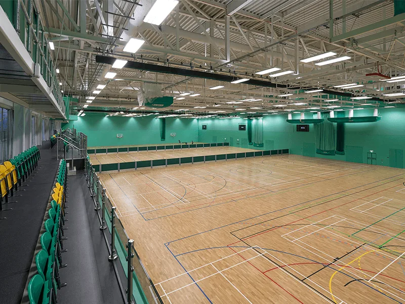 Sports hall at David Ross Sports Village