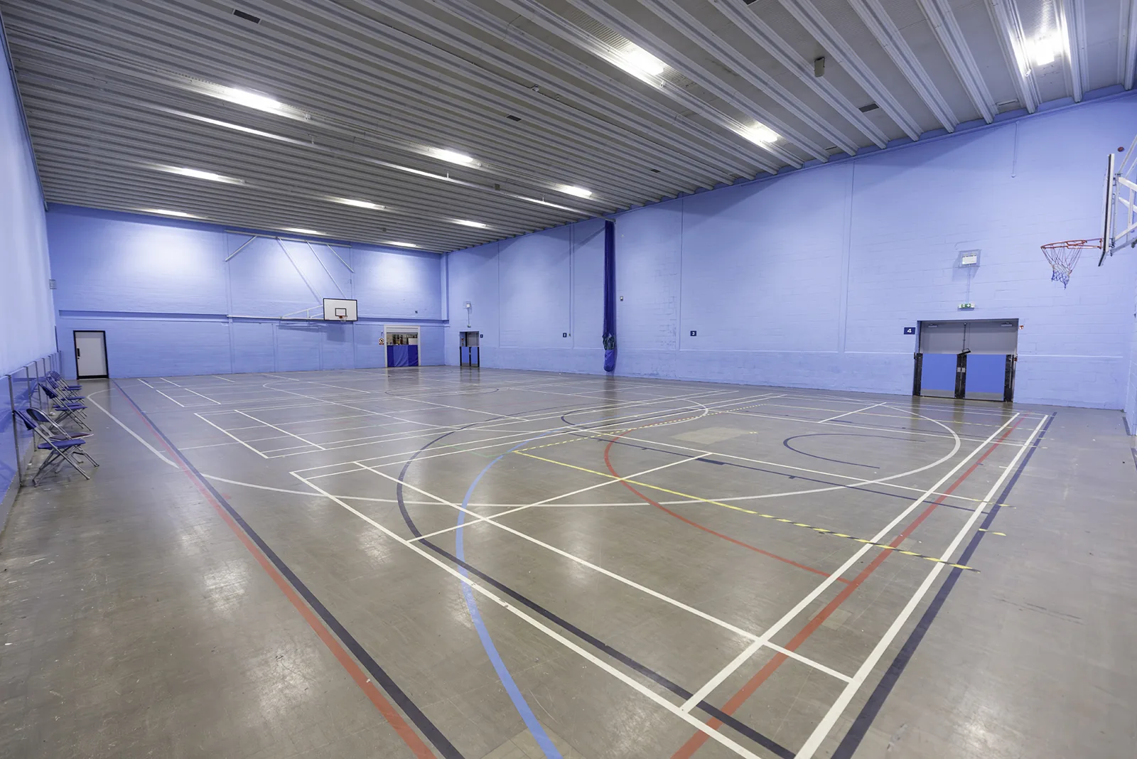 Sports hall at Leys Pools & Leisure Centre