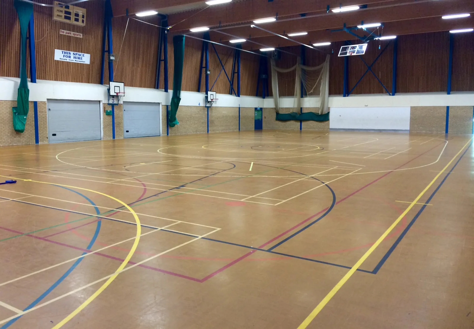 Sports hall at Park Sports Centre, Wheatley