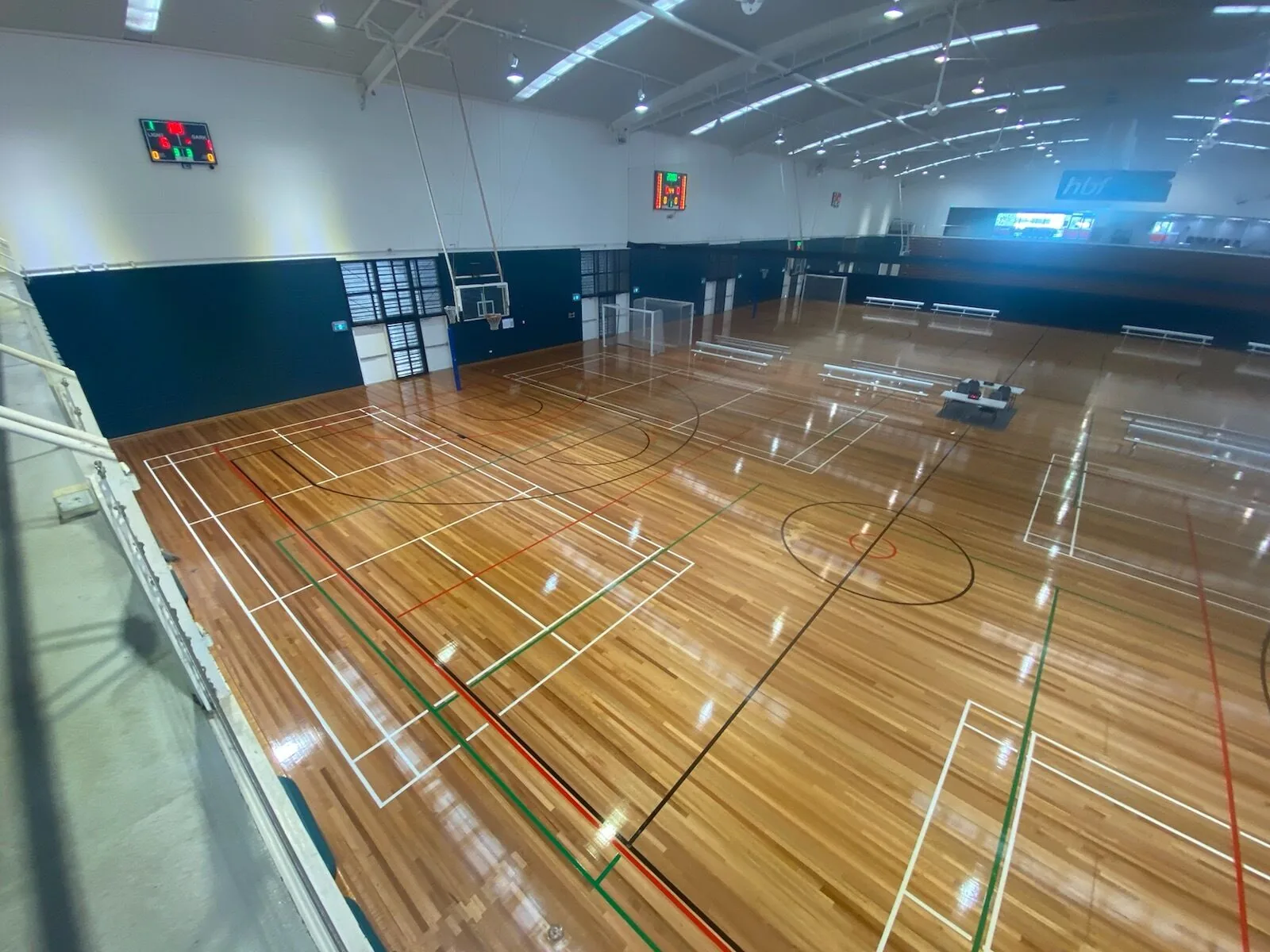 Indoor multi-sport courts at Arena Joondalup