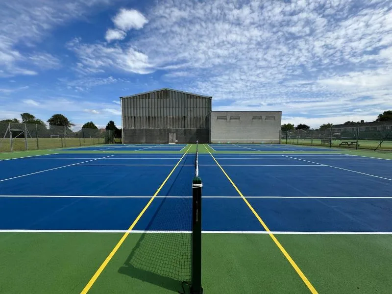 Outdoor hard courts at Alverstoke LTSBC