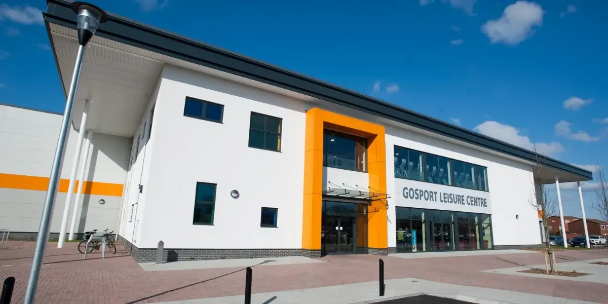 Exterior of Gosport Leisure Centre (building photo)