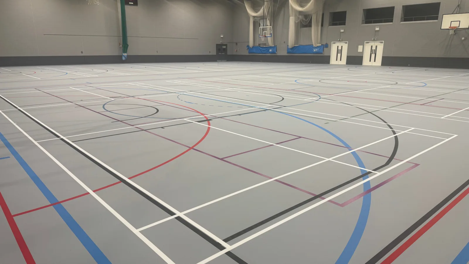 Sports hall at the University of Reading SportsPark