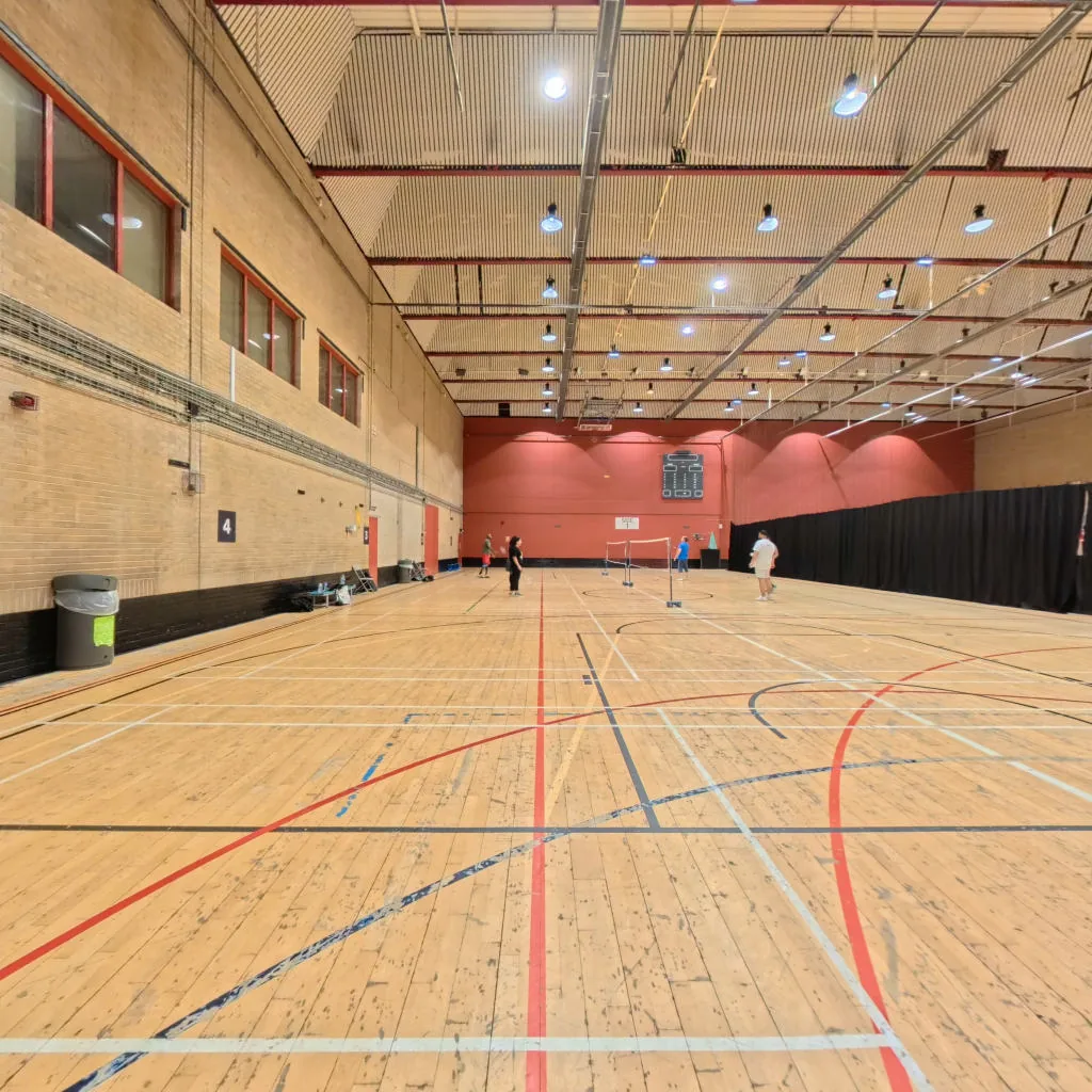 Main sports hall at Concord Sports Centre