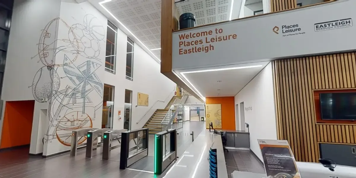 Reception hall inside Places Leisure Eastleigh (building photo)