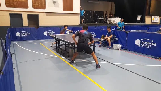 Table tennis at the 2026 Sunshine Coast Open, run by Sunshine Coast Table Tennis Club