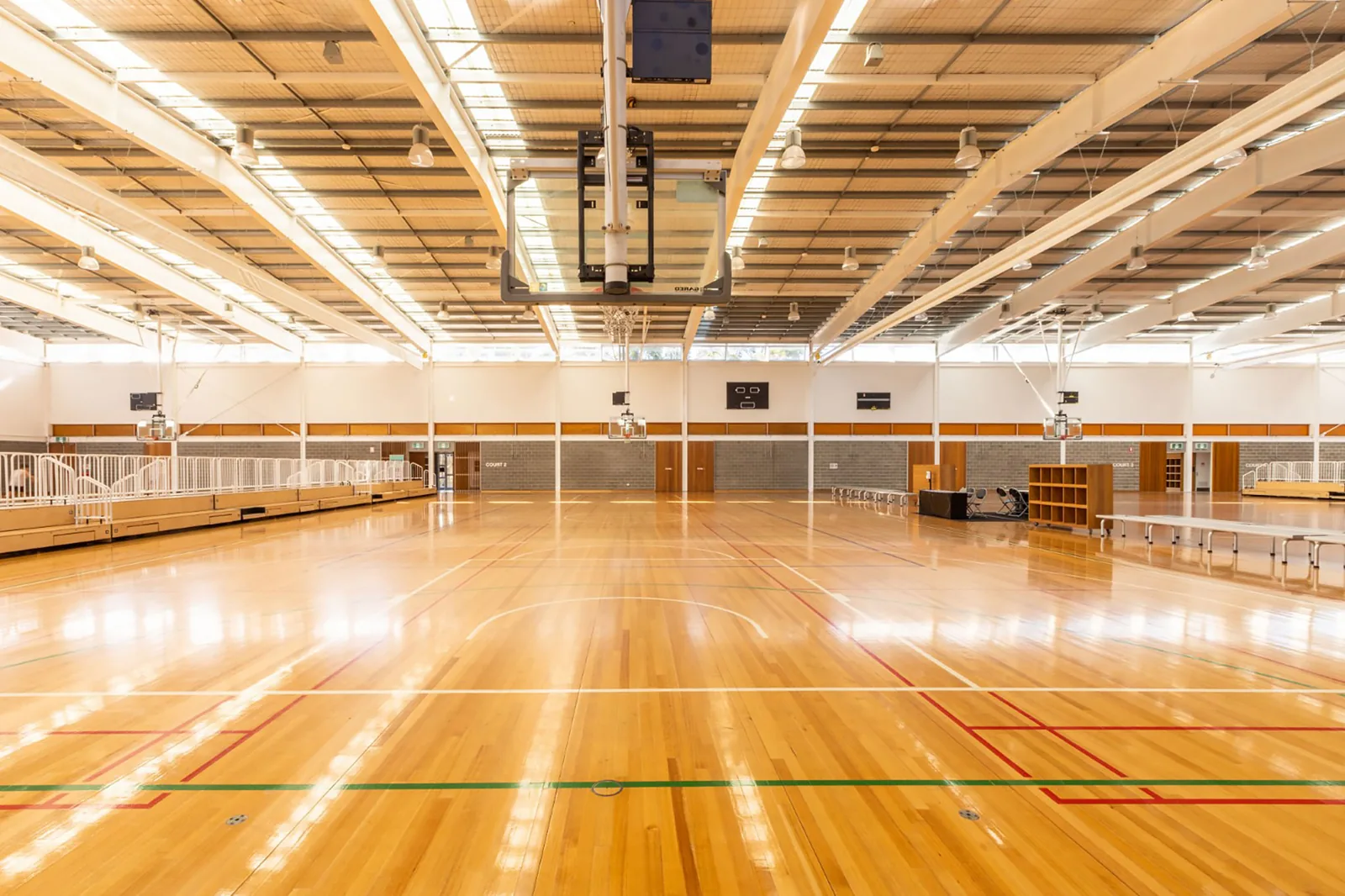 Indoor sports hall at Perry Park Recreation Centre