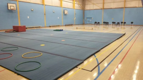 Sports hall at Burnholme Sports Centre